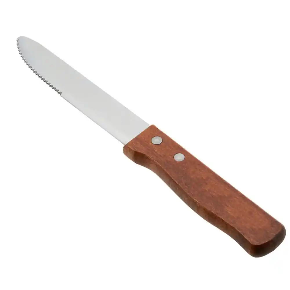 Лидер продаж, профессиональный кованый нож 11 дюймов из нержавеющей стали с ручкой из розового дерева, острый кухонный поварский нож для стейка