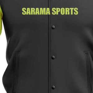 Veste universitaire bicolore avec patch personnalisé, veste de baseball personnalisée, vestes personnalisables - Product Image 5