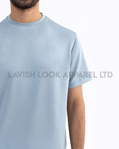 Qualité supérieure 100% coton sérigraphie Logo t-shirt élégant coupe régulière vêtements hommes t-shirts - Product Image 4