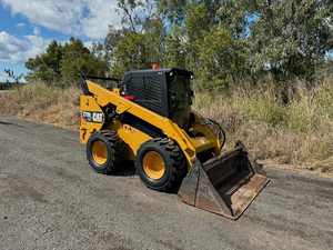 Utilisé pour Cat 272D2 Mini Skid Steer Loader à vendre Chargeur frontal avec boîte de vitesses essentielle et composant de base de pompe - Product Image 5