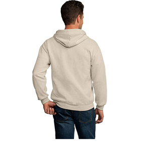 OEM conception de logo personnalisé hommes coupe régulière 100% coton polaire pull à capuche couleur noire pour l'hiver graphiques personnalisés imprimés BD - Product Image 3