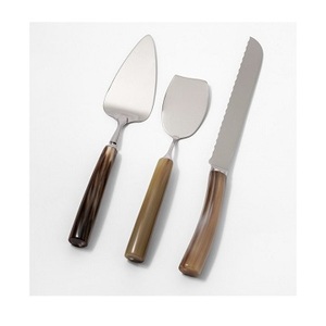 Tableware Horn <b>Cheese</b> <b>Knife</b> Cutlery <b>Set</b> Wholesale Manufacturer Elegant Design Horn Cutlery <b>Set</b> Exporter From India - Product Image 3