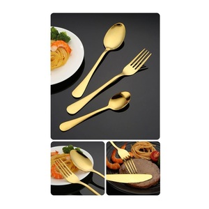 Cuchara de metal de latón Premium con detalles de ágata incrustados - Product Image 5