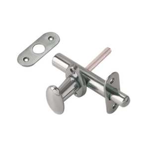 Cerradura de Seguridad con Manija B.T. de 80 mm, Cromo Satinado - Product Image 1