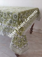 Nappe rectangulaire moderne en pur coton, multi-imprimée, faite à la main, personnalisable, pour mariages champêtres indiens et fêtes en plein air