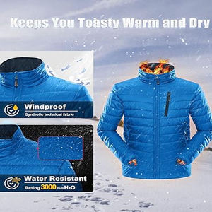 Chaqueta de Invierno Acolchada para Hombre, Última Moda, Precio al por Mayor, Talla Grande, Logotipo Personalizado, Cuello Redondo - Product Image 6