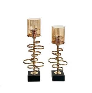 Candelero votivo de Metal de lujo hecho a mano, farol decorativo para el hogar para Navidad, bodas, fiesta, iluminación hecha para Decoración - Product Image 4