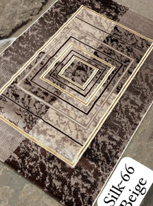 Alfombra Turca de Poliéster Afelpada Adiva, Tejida a Máquina con Diseño Jacquard, de Pelo Alto, Reversible, Acolchada, Lavable, Tradicional, de Yute - Product Image 3