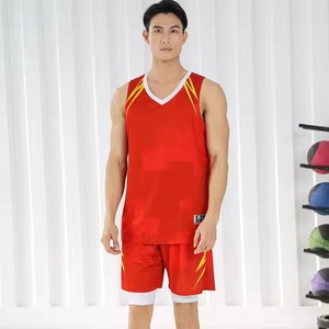 เซ็ตเสื้อบาสเก็ตบอลสำหรับผู้ใหญ่เสื้อ100% โพลีเอสเตอร์ตาข่ายโพลีเอสเตอร์ออกแบบได้ตามต้องการสำหรับ2025 - Product Image 5