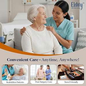 Toallitas Húmedas de Algodón Suaves y Delicadas para la Limpieza Corporal, Paquete de 10-100 Toallitas para Adultos y Pacientes - Product Image 3