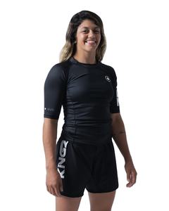 Logo personnalisé unisexe Rush Guard Compression chemise Jiu-Jitsu BJJ classé à manches longues MMA Rashguard hommes femmes enfants fait tissu - Product Image 2