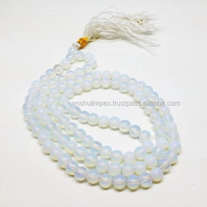 Malas al por mayor: Opal Natural 6mm Jap Mala, collar de cuentas Mala, Rosario, lote al por mayor - Product Image 1