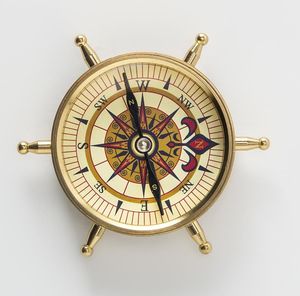 Brújula Náutica Decorativa de Metal con Esfera Giratoria, Lecturas Precisas, Ideal para el Hogar, la Oficina, el Estudio o la Biblioteca - Product Image 6