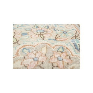 Tapis en laine Aalam style classique Paem-1473 gris et noir, noué à la main, tissage plat, motif médaillon, grand tapis en jute pour salon - Product Image 3