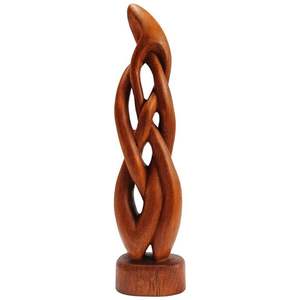 Escultura Decorativa Moderna de Madera Premium, Centro de Mesa Elegante Hecho a Mano para Vestíbulo de Hotel, Sala de Estar e Interiores - Product Image 3
