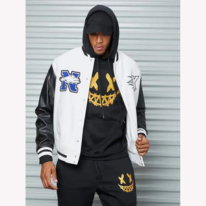 Chaqueta Bomber Varsity de Lana Personalizada de Alta Calidad, Chaqueta Casual de Invierno con Forro de Lona, Ecológica, Resistente al Viento, Servicio OEM Disponible - Product Image 6