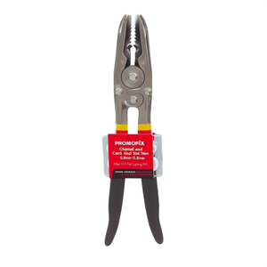 Pinze PROMOFIX per giunzione canali e profili, a becchi lunghi in acciaio, 0,8mm+0,8mm, Maxi, per fai da te, metriche, a bloccaggio - Product Image 2