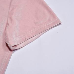 T-Shirt Homme Élégant Décontracté Chic en Velours Chic Velours Hop Slim Chic Manches Courtes Chic en Microfibre Velours Tops pour le Printemps - Product Image 6