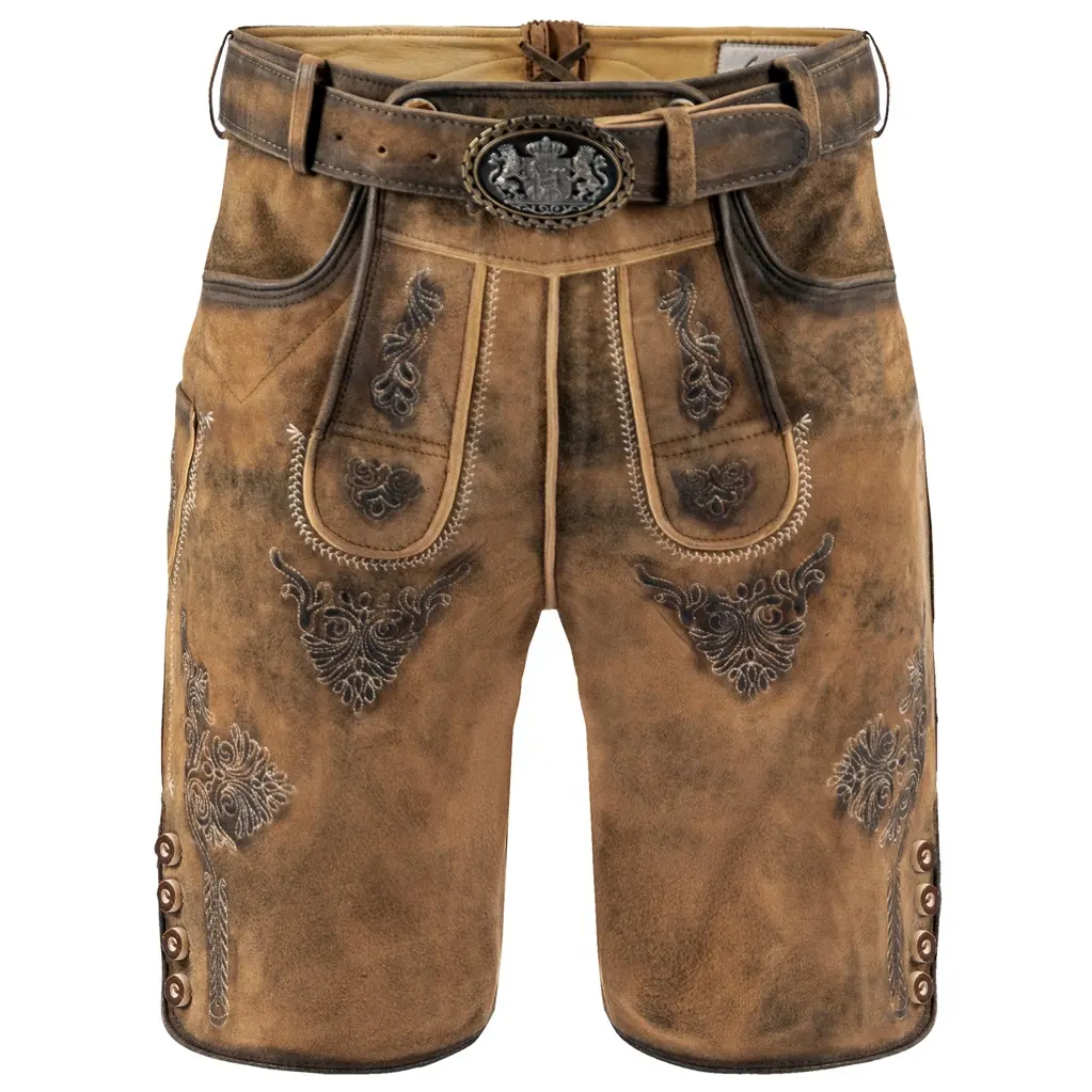 Top Best Selling Bavarian Lederhosen Customized Unique Style Oktoberfest Clothing Lederhosen Sustainable Soft Leather Lederhosen