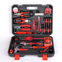 GLGW Boîte à Outils d'Électricien 37 Pièces avec Kit d'Entretien Domiciliaire et Pince à Bec Aiguille