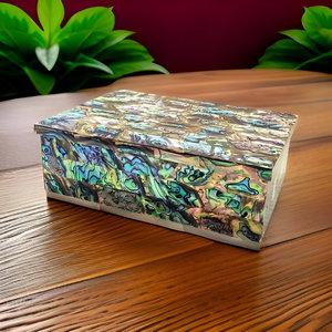 Boîte à bijoux en marbre de luxe Boîte à bijoux décorative en incrustation de nacre et coffrets cadeaux personnalisés pour la décoration de la maison et du bureau - Product Image 4