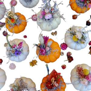 Arreglo de Flores Secas de Calabaza Pana Ecológicas de Primera Calidad para Manualidades, Bodas, Graduaciones, Halloween, Hogar y Oficina - Product Image 3