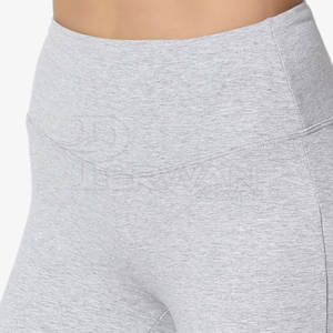 Mallas de Yoga para mujer con logotipo personalizado de alta calidad, cintura elástica, Spandex sólido/Material de poliéster, secado rápido, transpirable, razonable - Product Image 6