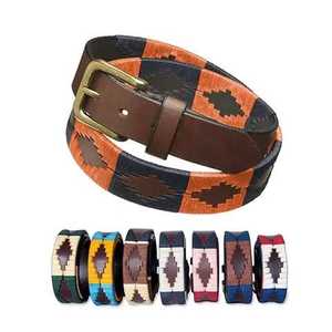 Elegant Style Leather Polo Casual Belt Men's for Jeans Hand Crafted Polo Belt. - Product Image 4