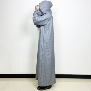 Nouvelle conception Jubba Vêtement <span class=keywords><strong>arabe</strong></span> islamique Robe à rayures Motif brodé <span class=keywords><strong>Chemise</strong></span> longue avec capuche Style marocain pour hommes - Product Image 4