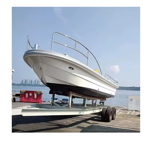 Bote de Fibra de Vidrio con Consola Central de 18 Pies |   Pesca en Alta Mar y Yate Deportivo |   Toldo para Barco de HDPE |   Certificado CE - Product Image 1