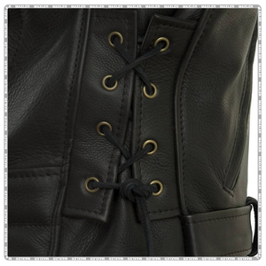 Veste de moto en cuir pour femmes | Veste de motard élégante approuvée CE | Veste d'équitation durable pour le confort - Product Image 5