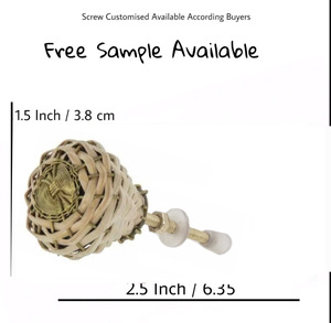 Tiradores de cajón de Metal tejidos de bambú hechos a mano, tirador y manija Retro Vintage moderno para cocina, dormitorio y baño, uso de tocador - Product Image 3