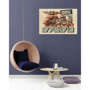 Modern Style 'The Mandalorian & Grogu' <b>Poster</b> Featuring Bounty Killer & the Anzellans for Wall Decor - Product Image 5