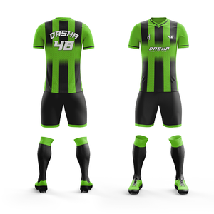 Tenue de football personnalisée de haute qualité, maillot de football pour hommes sur mesure, uniforme respirant de haute qualité - Product Image 5