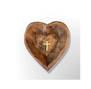 Bougie de bol de pâte en bois bol de pâte en bois coeur conception en laiton bougie conception de bol de pâte bougie pour la décoration intérieure - Product Image 1