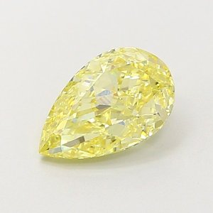 Diamante Cultivado en Laboratorio, Corte Pera, 1.5ct, VVS2, Color Amarillo Intenso - Product Image 1