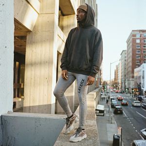 Pantalones Cargo Personalizados para Hombre, de Lona de Peso Medio, Transpirables, Ecológicos, con Doble Rodilla y Relieve 3D, Estilo Holgado y Apilado - Product Image 5