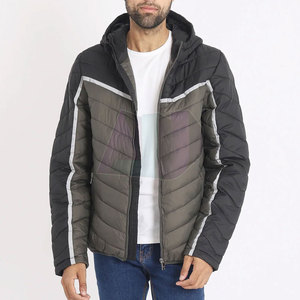 Chaqueta de Invierno para Hombre, Estilo Nuevo, con Diseño Moderno, Cortavientos, Transpirable, Aislante, con Capucha y Logotipo Frontal, Nailon/Poliéster - Product Image 5