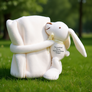Gadget personalizzato con coperta in germanio a forma di coniglietto - Product Image 3