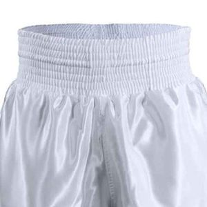 Vente en gros Short de boxe pour homme en nylon et polyester 100% avec logo personnalisé, confortable, design unique, motif uni - Product Image 4