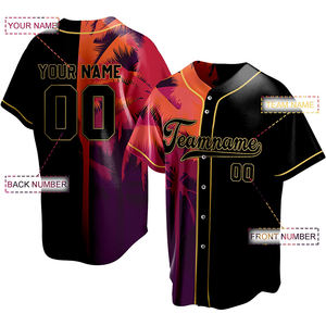Meilleurs uniformes de baseball Vente en gros pas cher Maillots unis Chemises Vêtements uniformes Maillots de baseball pour hommes Uniforme de baseball respirant - Product Image 3