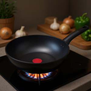 Wok Antiadherente Lagostina PERFORMA Negro 010253041828 con 1 Asa, 28cm, Utensilios de Cocina de Aluminio - Product Image 3