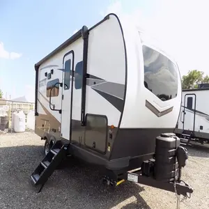 Nuovo lusso viene fornito con pannelli solari e mobili airstream piccola spedizione 4x4 fuoristrada camper rimorchio a buon mercato