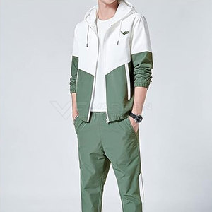 Ensemble coupe-vent pour homme avec doublure douce et pantalon léger offrant un confort et un style maximum - Product Image 2