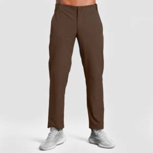 Pantalones Rectos GA Marrones para Ropa de Golf - Product Image 1