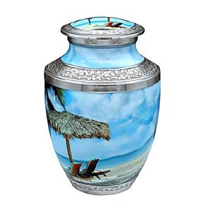 Top Quality Metal Wholesale Cremation <b>Urn</b> for Human & Pet Ashes <b>Large</b> Metal Cremation <b>Urn</b> for Adult Keepsake <b>Urn</b> - Product Image 2