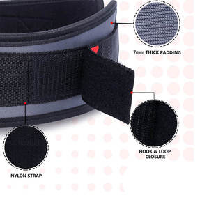Cinturón de neopreno de alta calidad para gimnasio, cinturones de neopreno para levantamiento de pesas - Product Image 3