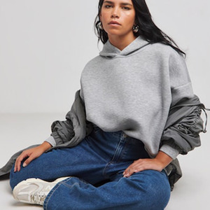 เสื้อมีฮู้ดผู้หญิงแบบหรูหราสะพายไหล่ปล่อยของผู้หญิงเสื้อคลุมกันรอยยับและระบายอากาศได้ดีล่าสุด - Product Image 1