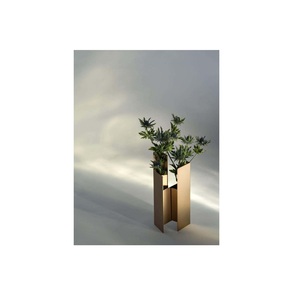 Florero de diseño industrial, maceta para el hogar, sala de estar, dormitorio, uso decorativo, florero de Metal con flores, precio al por mayor - Product Image 1