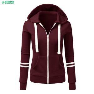 Women <b>Cropped</b> Cotton Full <b>Zip</b> <b>up</b> Hoodie Sweatshirt Drop Shoulder Breathable Hooded Jacket With Pockets Casual Streetwear - Product Image 3